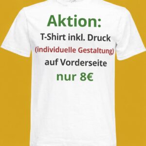 Aktionsshirt 50 Stk.